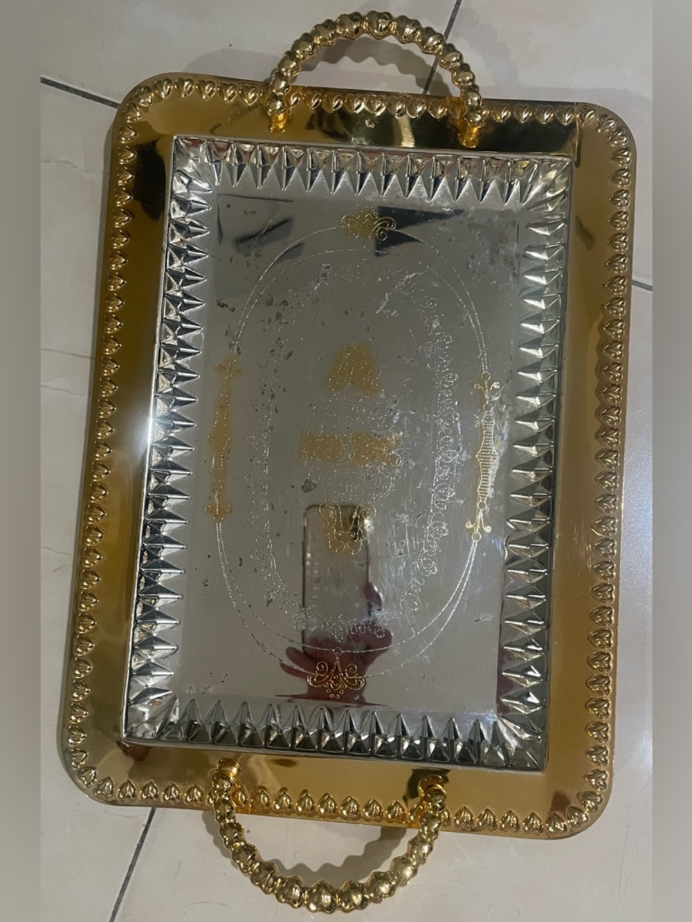 Vintage tray home value Italy design